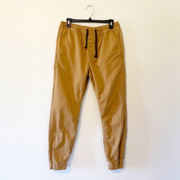 american eagle khaki joggers